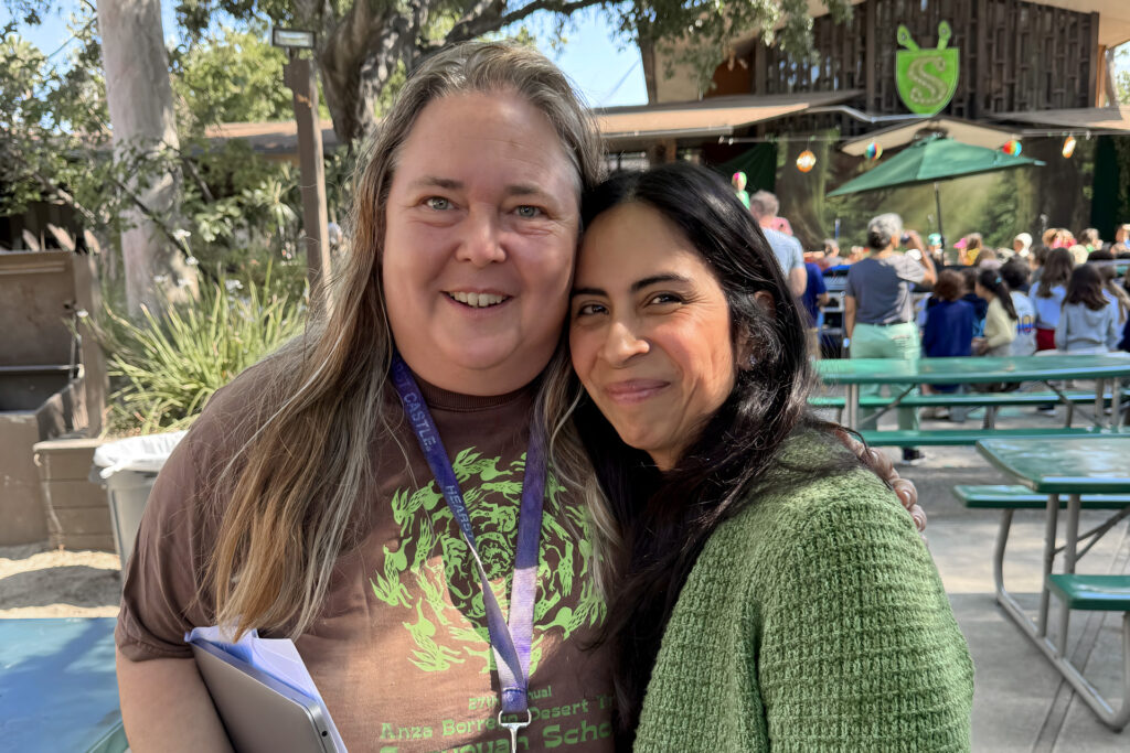 Donna Youngstrom and Tamia Anaya '99