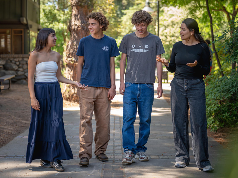Walking past Ross Chapel